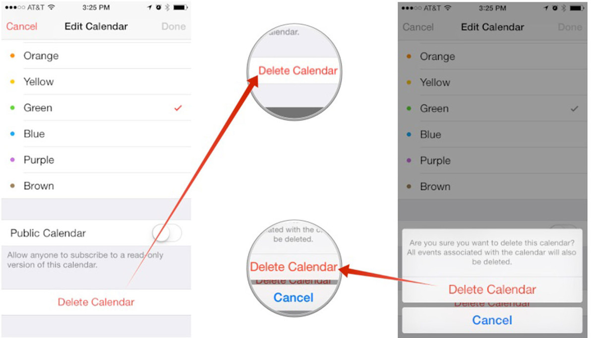 How to Permanently Delete Calendars From iPhone