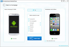 Transfer Android Content to iPhone